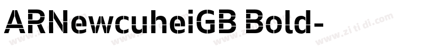 ARNewcuheiGB Bold字体转换 ARNewcuheiGB Bold字体转换